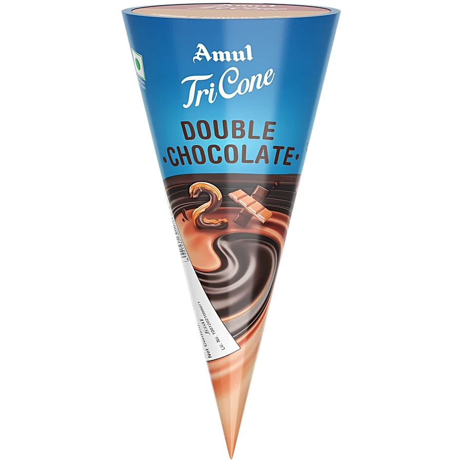 Amul Tricone Double Chocolate 120ml