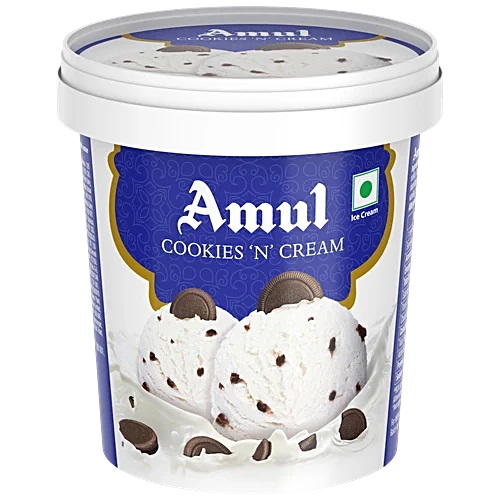 Amul Cup Cookie & Cream 125ml