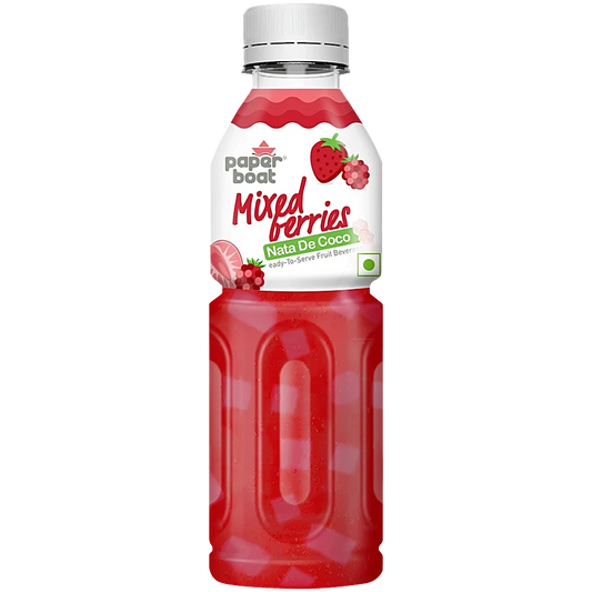 Paper Boat Mixed Berries Nata De Coco Drink 250ml (8906080603761)