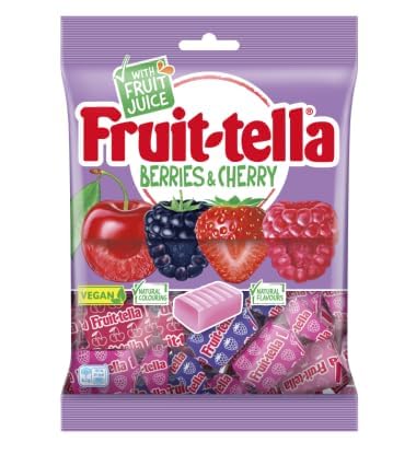 Fruit-Tella Berries & Cherry 135GM
 (8723400799931)