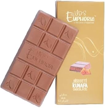 UDS Euphoria Biscotti Chocolate Bar 100GM