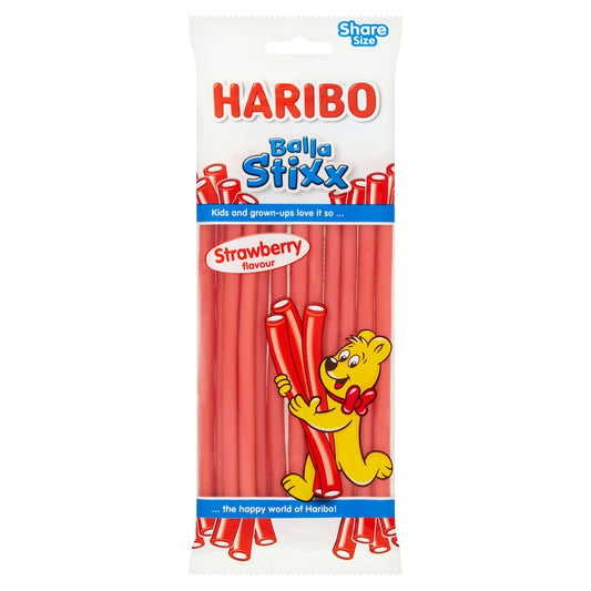 Haribo Balla Stixx Strawberry 140G