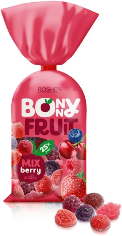 Roshen Bonny Fruit Mix Berry 200GM