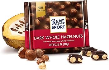 Ritter Sport Dark Whole Hazelnuts 100G
