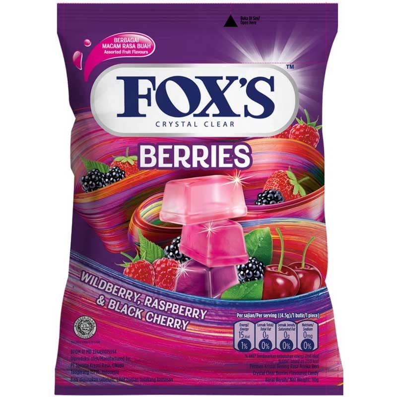 Foxs Berries Flav 90g (8997212800325)