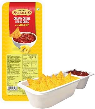 Salsalito Creamy Cheese Nachos with Dip 70G
