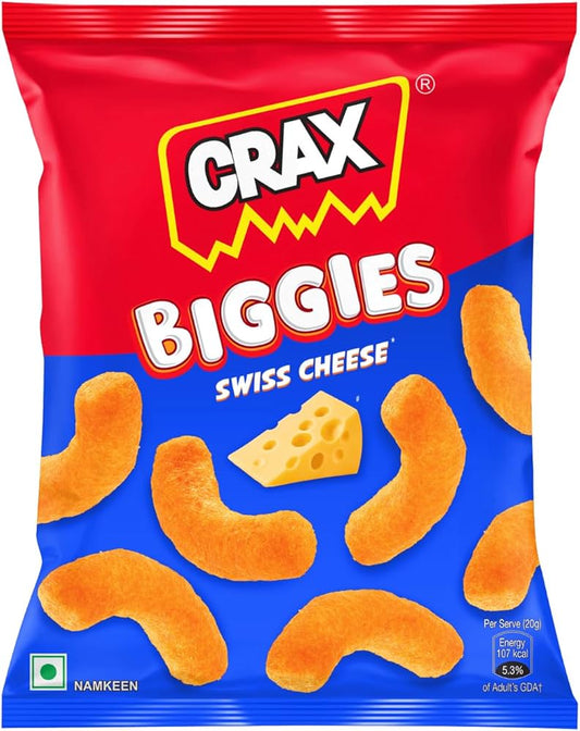 Crax Swiss Cheese Biggies 65G (8908020463305)