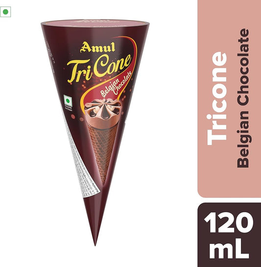 Amul Tricone Belgian Choco 120ml (8901262178211)