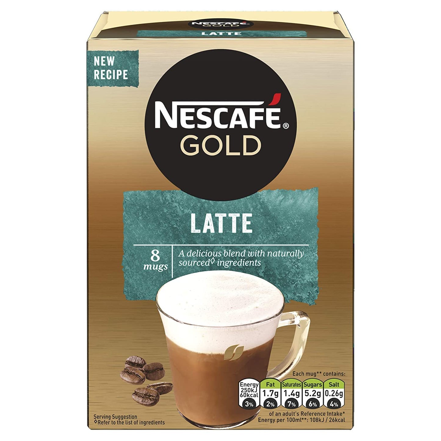 Nescafe Latte 8Sachets 156G