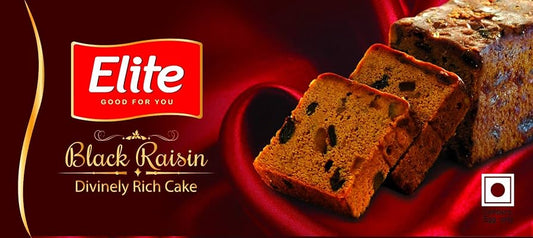 Elite Black Raisin Cake Sliced 140g (8906009994215)
