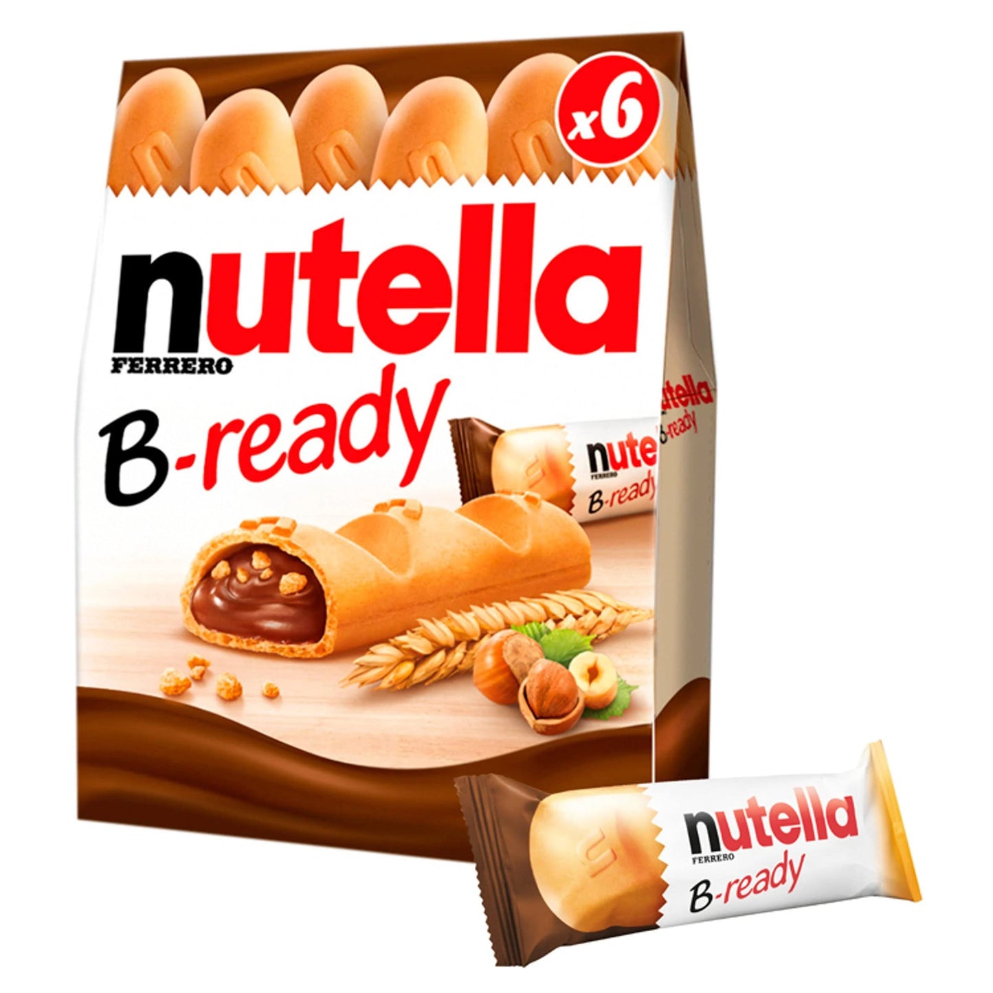 Nutella B-Ready T6 132Gm