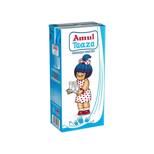 Amul Taaza Fresh Toned Milk 1ltr