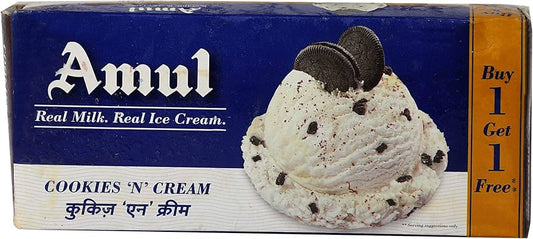 Amul Cookies N Cream 750ml 1+1