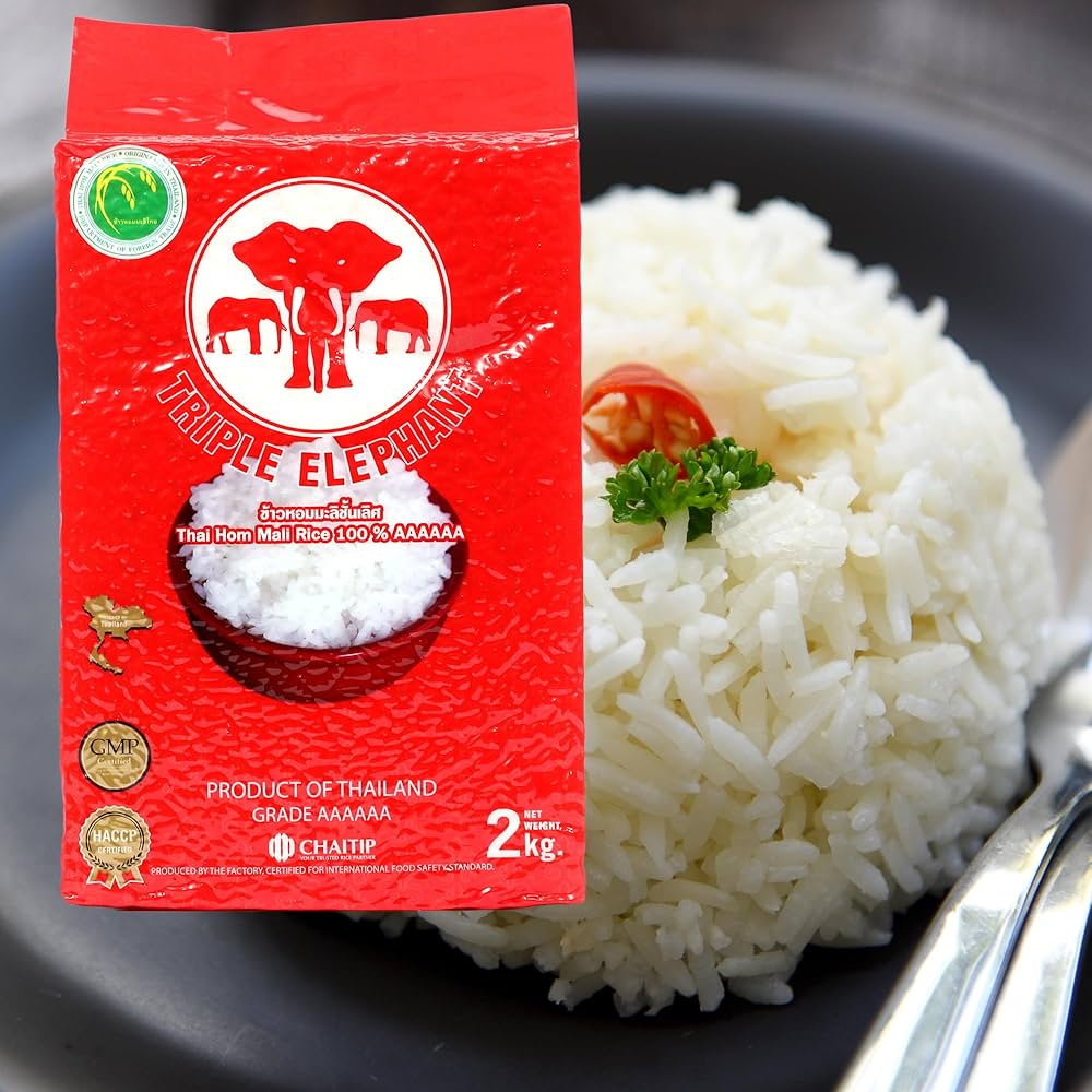 Triple Elephant Jasmine Rice 2 Kg