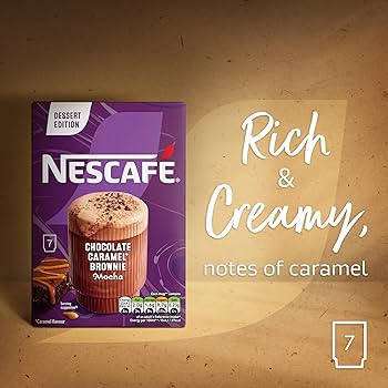 Nescafe Chocolate Caramel Brownie Mocha 7Sachets