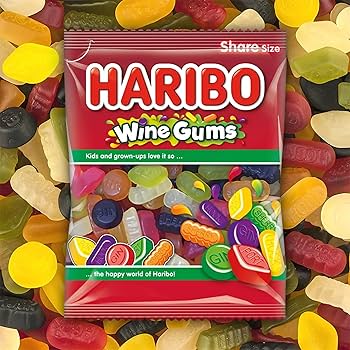 Haribo Wine Gums 140G