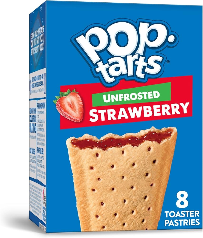 Pop Tarts Unfrosted Strawberry 384GM