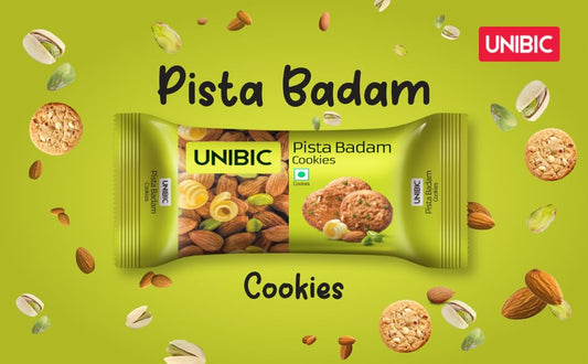 Unibic Pista Badam Cookies 67.5G (8906188960100)