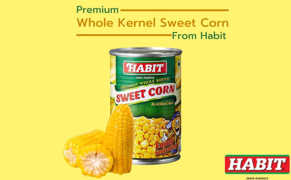 Habit Sweet Corn Kernels 410g (8906007830287)