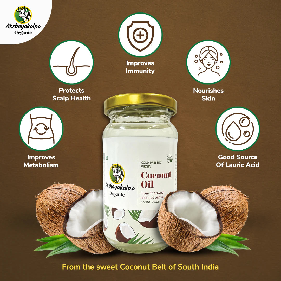 AK Organic Virgin Coconut Oil 200ml (8908003249575)