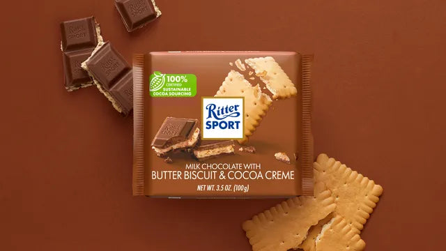 Ritter Sport Butter Biscuit Chocolate 100G