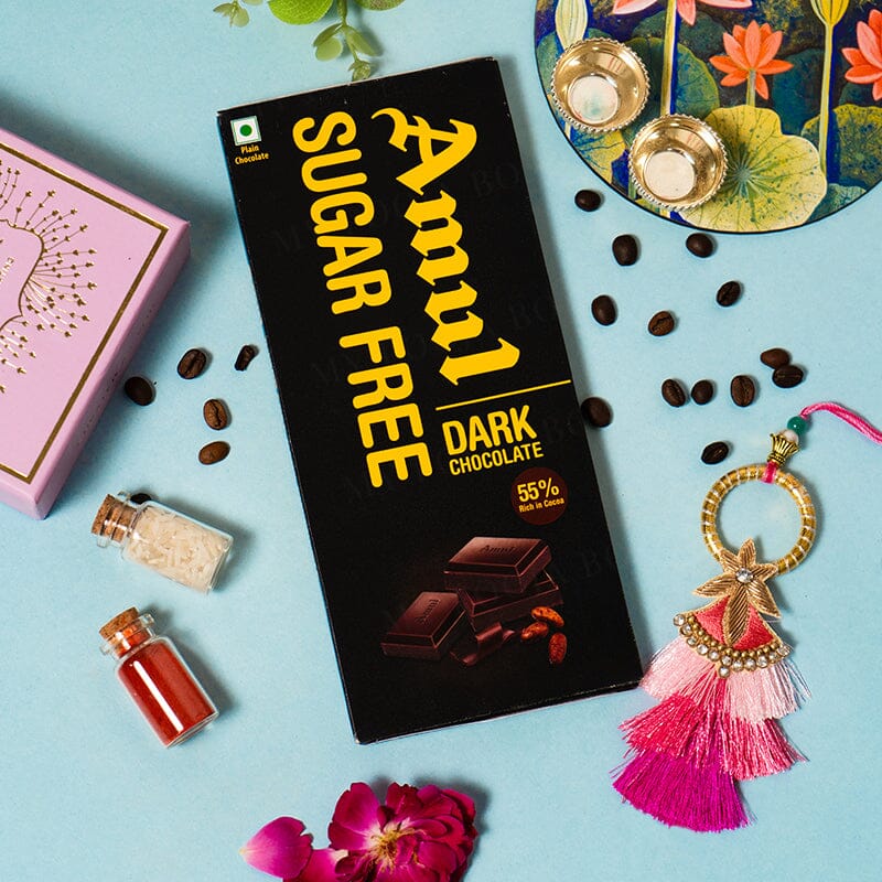 Amul Sugar Free Dark Chocolate 150g (8901262071048)