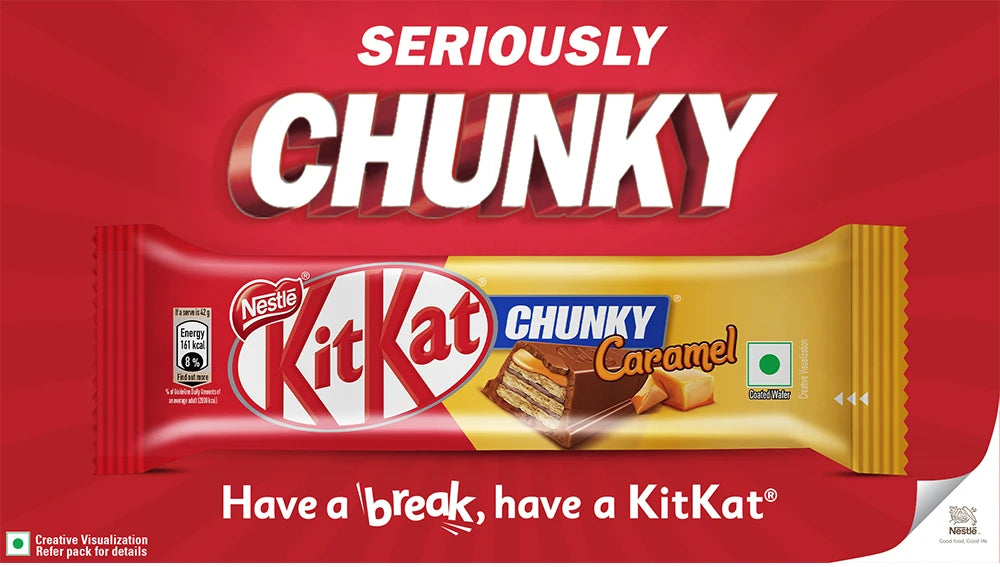 Nestle Kitkat Chunky Caramel 42GM
 (6294003588274)