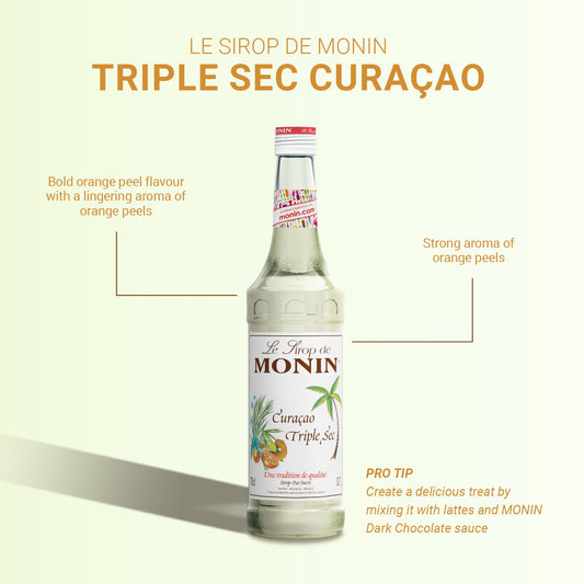 Monin Curacao Tripelsec Syrup 1 Ltr (3052911219597)