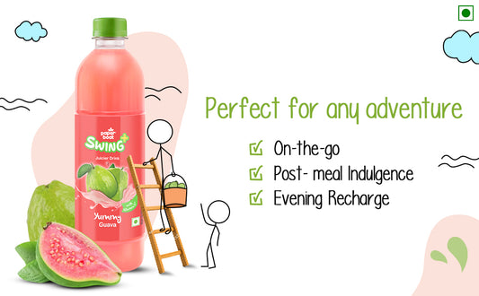 Paper Boat Swing Lush Yummy Guava Drink 600ml (8906080602726)