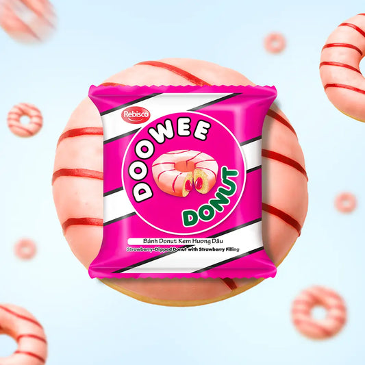 Doowee Donuts Cake Strawberry 28G (8935235302785)