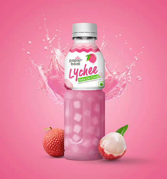Paper Boat Lychee Nata De Coco Drink 250ml