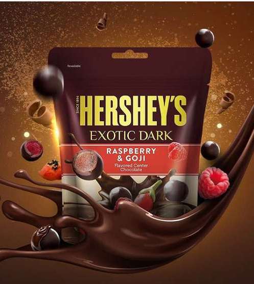 Hsy Exotic Dark Raspberry & Goji Choco 33G (8901071702249)