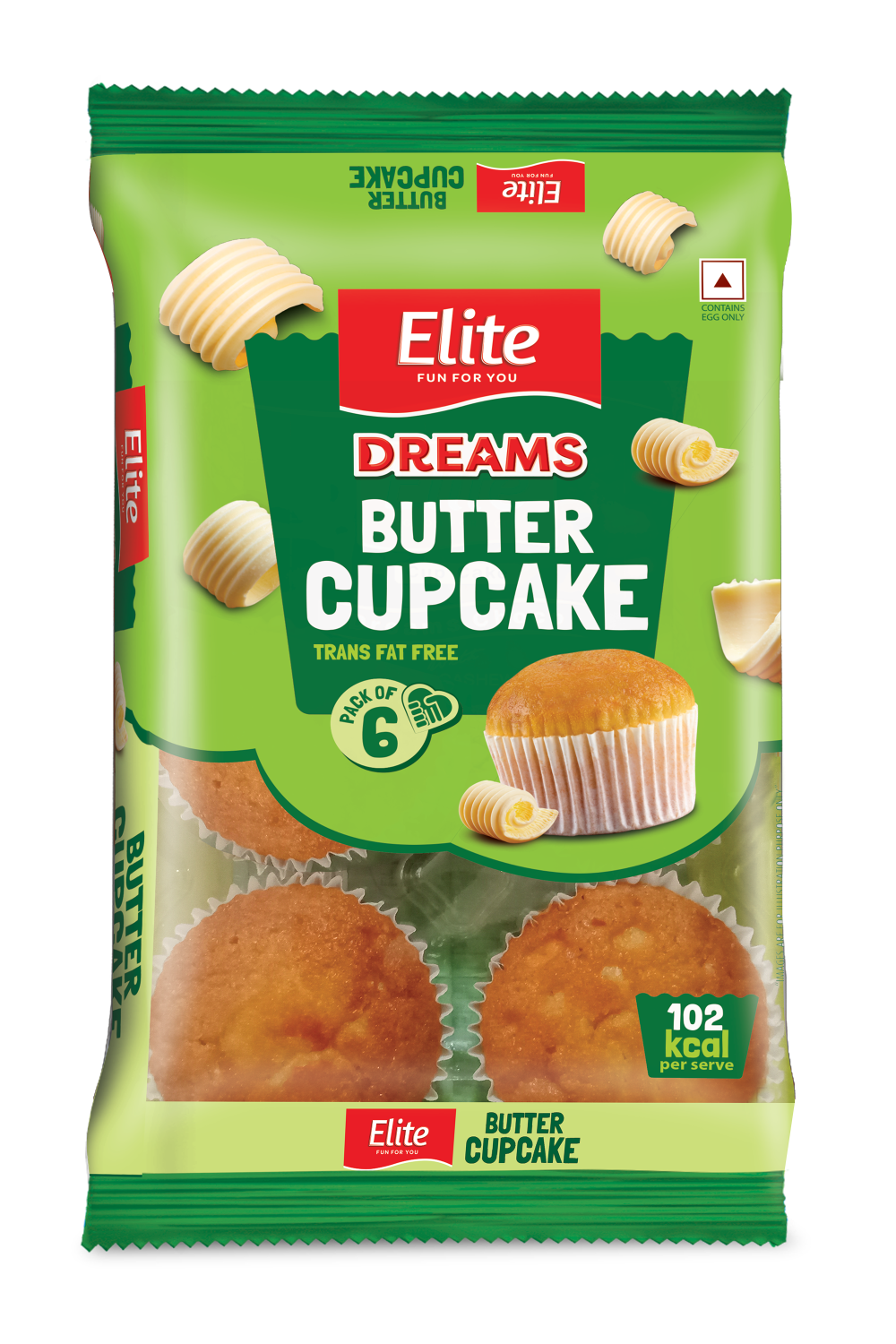 Elite Cup Cake Butter 6in1 160G (8906009994222)