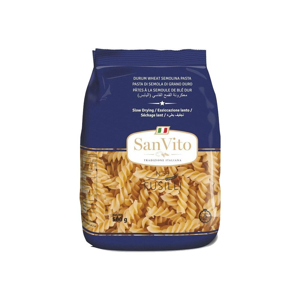 San Vito Fusilli Pasta 500g (8904037620526)