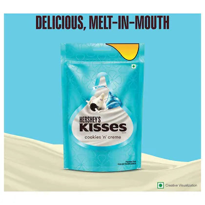 Hsy Kisses Cookies & Cream Chocolate 33.6G (8901071701952)
