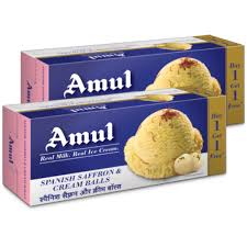 Amul Spanish Saffron & C Balls 750ml 1+ 1