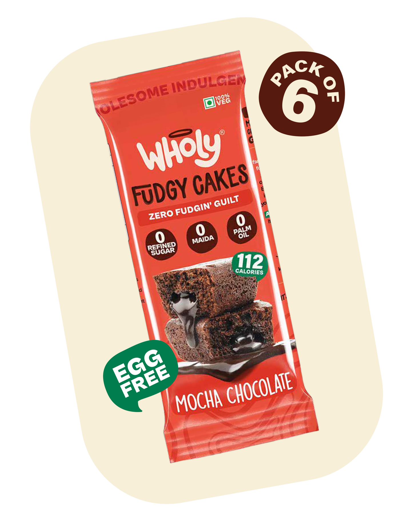 Wholy Fudgy Cake Mocha Chocolate 40G (8908020710102)