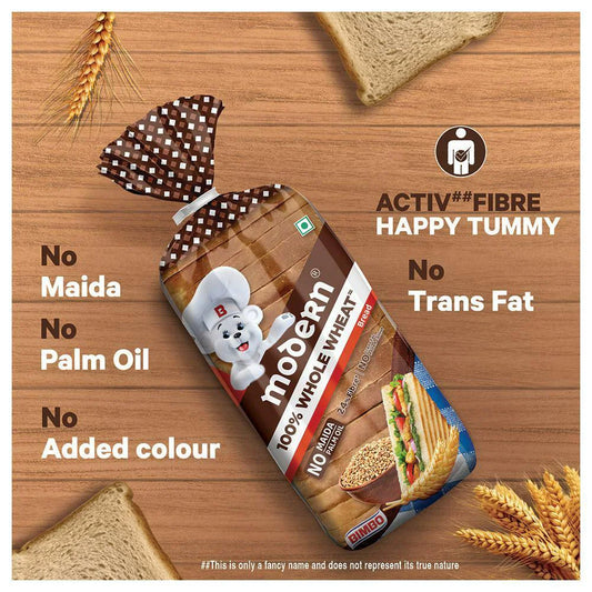 Modern 100% Whole Wheat Bread 400G (8904043551548)