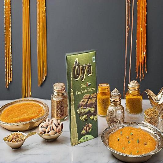 Oya Dubai Kunafa Chocolate Bar 80GM